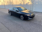 2008 Honda Accord LX coupe in black, low mileage, well maintained, automatic transmission, clean cloth seats.