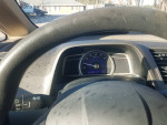 Dashboard view of a 2008 Honda Civic LX showing 86,000 miles, well-maintained and in excellent condition.