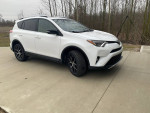 2016 Toyota RAV4 SE FWD SUV in Super White, well-maintained with low mileage and no accidents.