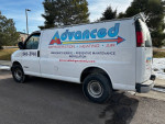 1999 Chevrolet Express 3500 van with shelves, running well, showing minor paint imperfections