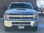 Front view of a 2017 Chevrolet Silverado 3500HD Dually truck in excellent condition.