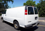 2008 Chevrolet Express cargo van with 32,400 miles, excellent condition, perfect for contractors and equipment transport.