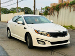 2015 Kia Optima LX in white with alloy wheels, clean body and interior, available for sale