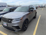 2020 Land Rover Range Rover Velar R-Dynamic S in Eiger Grey color, parked with other vehicles in the background.