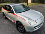 2005 Porsche Cayenne S in Reflex Silver, low mileage SUV with leather interior and sunroof