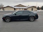 2017 Chrysler 300 S in black, featuring remote start, heated seats, and navigation.