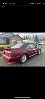 1990 Ford Mustang GT, garage kept, runs great, 25th anniversary edition with sunroof.