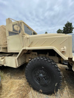 1985 BMY M931A2 military truck with Cummins diesel engine in Sacramento, CA, featuring a clean design and 6x6 wheels.