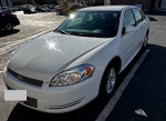 2012 Chevrolet Impala for sale, white sedan with new tires and clean title, great condition, ready for new owner
