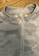 Lululemon Camo Long Sleeve Half Zip Top