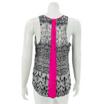 NWT: Red Saks Fifth Avenue 100% Silk Sleeveless Top Medium 10