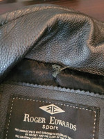 Roger Edwards Sport Leather Anaheim Ducks Coat. Men's XL