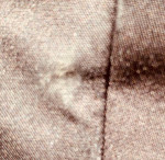 Black coach trench coat size 10