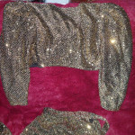 2 Girls Figure Skating Ice Skating Dance Holiday Sequined Costumes