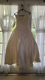 LAST WKS OF MOVING SALE! "VINTAGE" IVORY "MARISA" WEDDING DRESS GOWN