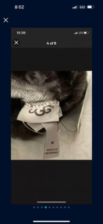 Ugg Women's Classic Brown Leather Smart Winter Gloves~Shearling Cuff~NWT $110!