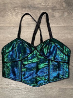 2 Adult Small Dance Tops, Sports Bras, Dress-Up Clothes, Worn Once!