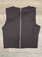 2 Dance Tops, Sports Bras, Adult XS, Black & Gold Halter, Worn Once!