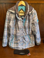 Like NEW! Zero XPosur Coat w/Detachable Hood +Headband