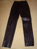 Black Leather Pants - ONLY WORN TWICE!