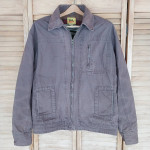 1995 Work N Sport Insulated Lined Canvas Mens Large Brown Chore Jacket