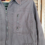 1995 Work N Sport Insulated Lined Canvas Mens Large Brown Chore Jacket