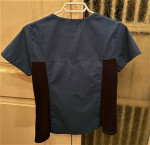 Imperial Blue Ladies Scrubs Top - Size S