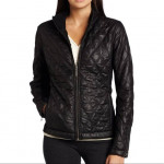 PRANA BLACK SHINE QUILTED JACKET Sz Small