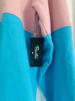 Primitive Mens Size LG Grey, Magenta & Turquoise Skateboard Hoodie New With Tags