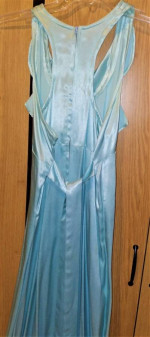 Vintage Light Blue Prom/Formal/Maxi Dress - 1973