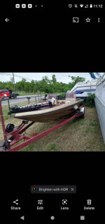 1988 CHAMPION 184 FISH AND SKI BOAT WITH MERCURY 175 HP OUTBOARD ENGIN