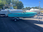 2015 Duranautic 14' Side Console Aluminum Fishing Boat ETEC Trailer