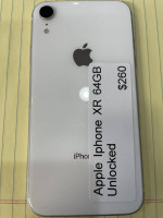 Apple iphone XR Unlocked 64gb $250 30days warranty