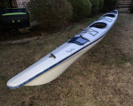 22ft Necky Nootka Fiberglass/Kevlar Tandem Kayak W/Rudder, Good Cond