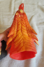 Schylling Fire-breathing RED Dragon Soft Stretchy Rubber Hand Puppet