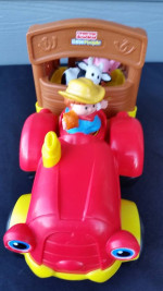 Fisher-Price Little People Tow 'n Pull Tractor playset farm Toy