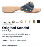 Vintage Duck shoes and Dr Scholls sandals