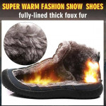 Snow Boots Slip On Shoes Size 7.5 US, 38 Men and Women Faux Fur Lined