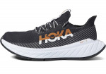 HOKA Men's Carbon X 3 Road-Running Shoes, Color Black/White, Size 9.5M