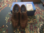 Like new-used once NUNN BUSH brown men's leather dress shoes 9M