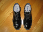 Bates Classic Footwear Black High Gloss Patent Leather Shoes, 9.5 D!!!