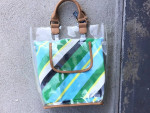 CYNTHIA ROWLEY BEACH TOTE BAG CANVAS + PLASTIC NEW w/ TAGS