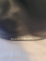 Dooney and Bourke Large Black/Brown Leather Purse + Matching Wallet
