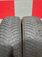 2x Used 205/55 R16 Kumho WinterCraft Ice Wi31+ Snow Tires 8/32 Tread