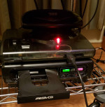 Sega Mega CD Model 1 - All New Capacitors + Region Free BIOS + FRAM